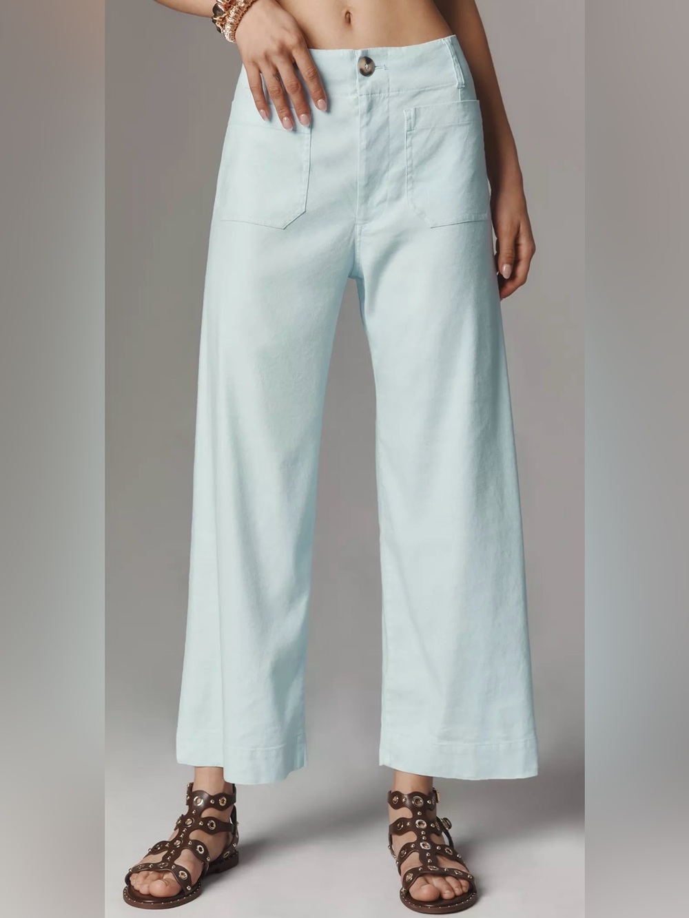 Maeve Colette Wide Leg Pants - Picture 3 of 7